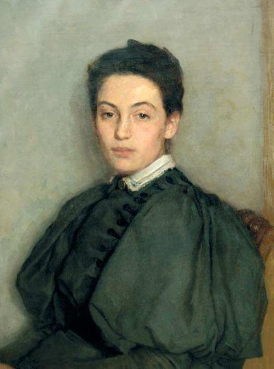 Portrait of Olga Fogarascher, the Painter